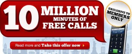 10 Million Free International Calls