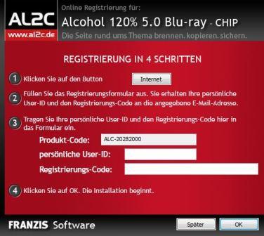 Alcohol 120% Free Unlock Code
