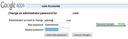 Reset Google Apps Administrator Password