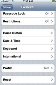 iPhone Profile