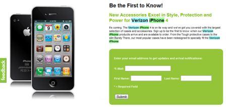 Verizon iPhone 4 Cases on Sale on Case Mate
