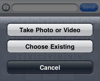 Add Photo or Video to MMS in iPhone