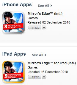 Mirror's Edge for iPhone (iPhone) - Download