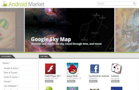 Web Based Android Market