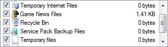 Service Pack Backup Files on Disk Cleanup