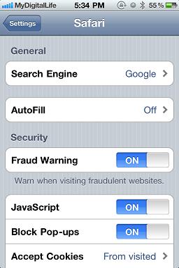 update safari on ipod touch