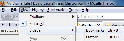 Facebook Chat in Firefox Sidebar