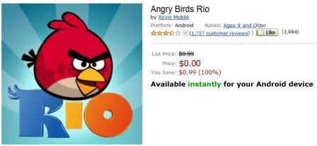 Free Angry Birds Rio