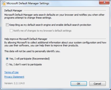 Microsoft Default Manager