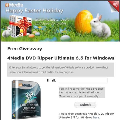 4Media DVD Ripper Ultimate 6.5 for Windows Free Downlaod