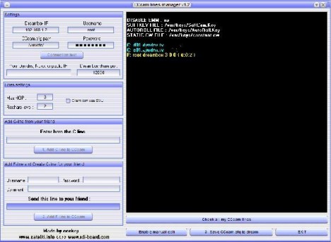 Dream Box Loading How To Load C-Line And F-Line Into Dreambox decoder Using CCcam Line ...