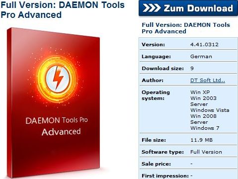 daemon tools gratis download serial
