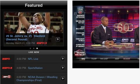 WatchESPN Sports App Free Download (iPhone, iPad And iPod ...