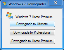 Windows 7 Downgrader
