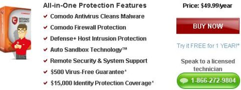 Free Comodo Internet Security Pro 2011
