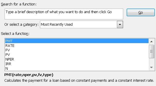 Microsoft Excel Functions