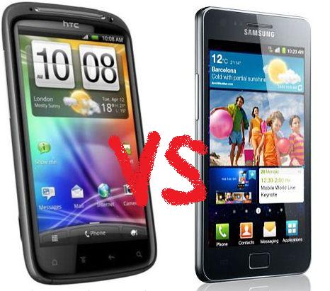 Samsung Galaxy S II versus HTC Sensation