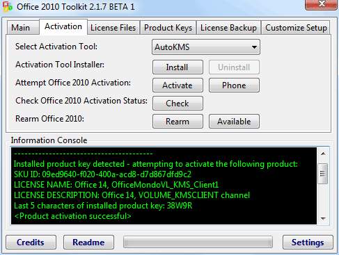 office 2010 professional plus kms activator