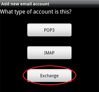 Add Hotmail Account as Exchange on Android