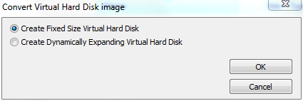 Fixed Size or Dynamically Expanding Virtual Hard Disk