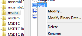 Registry Edit to Enable ACHI in Windows