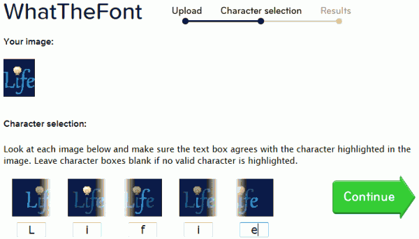 Identiy Font on Image