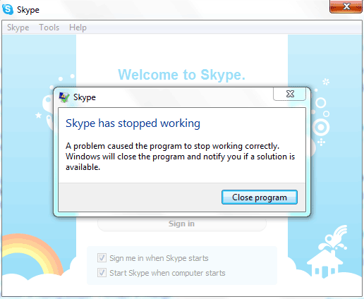 Skype Down