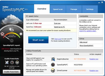 speedupmypc 2011 screenshot