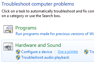 Troubleshoot Printer Issue in Windows 7