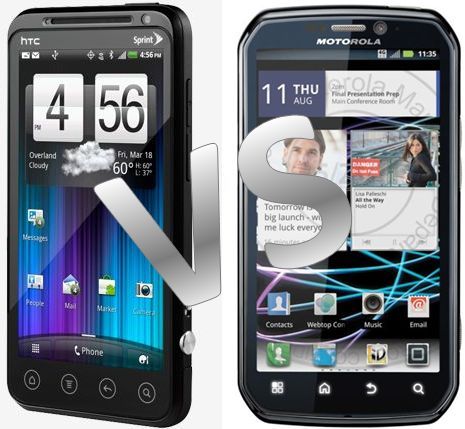 HTC EVO 3D vs Motorola PHOTON 4G