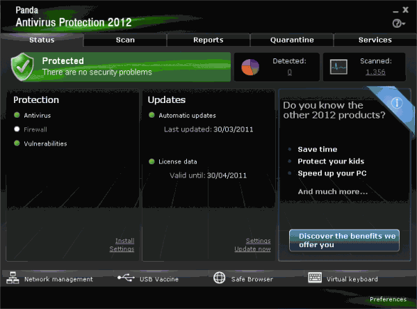Panda Antivirus Pro 2012
