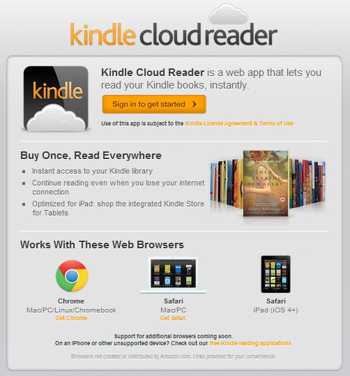 Kindle Cloud Reader