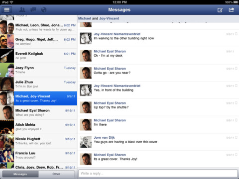 Facebook for iPad