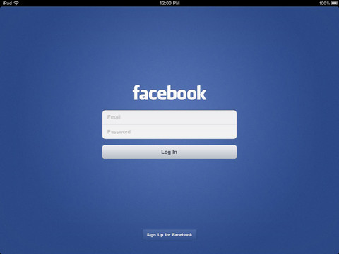 Facebook for iPad