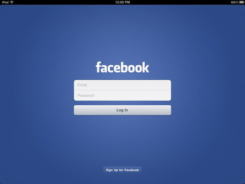 Facebook for iPad