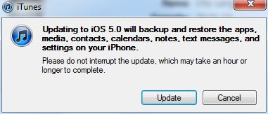 iOS 5 Upgrade