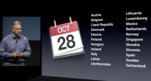 iPhone 4S Countries Availability