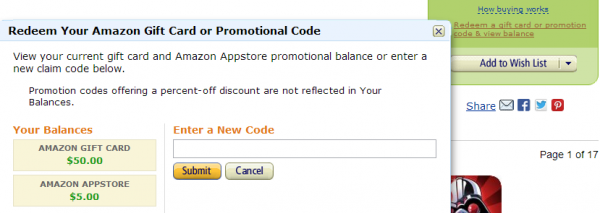 Check Amazon Appstore Credit Balance