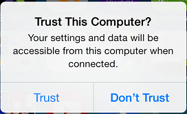 iOS Trust This Computer