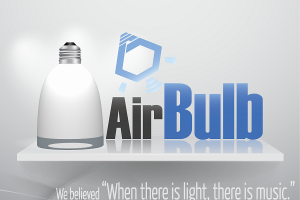 AirBulb Combines LED Light Bulb and Bluetooth Speaker in One Clutterless Package