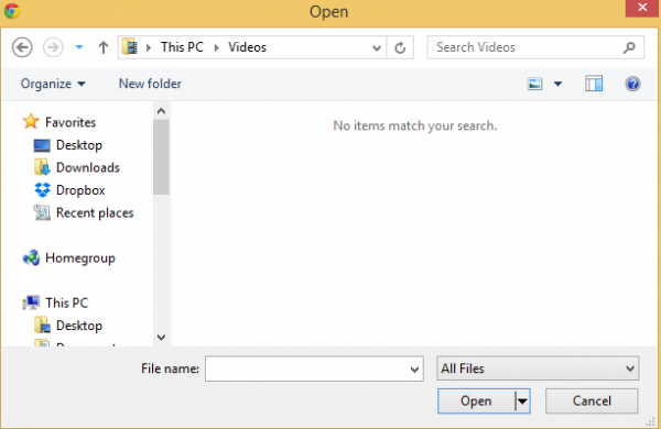 Open File in Chrome