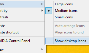 How to Hide & Clear Desktop Icons & Shortcuts In One Go