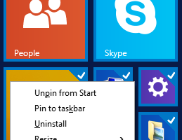 How to Select Multiple Tiles on Windows 8.1 Start Screen & Apps View