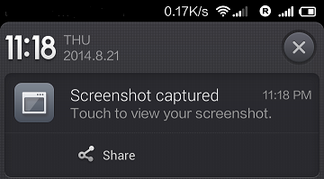 Android Screenshot Capture