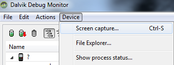 Dalvik Debug Monitor Screen Capture