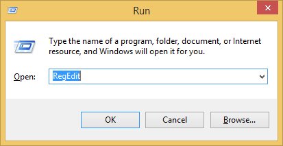 Run Registry Editor