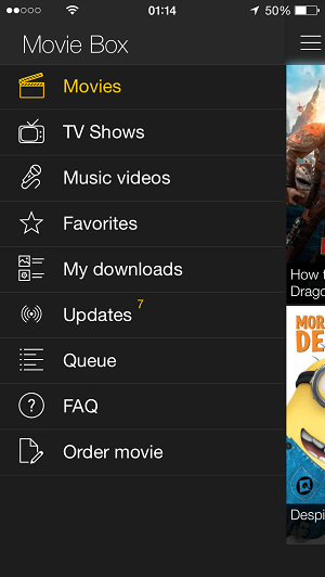 Movie Box for iOS